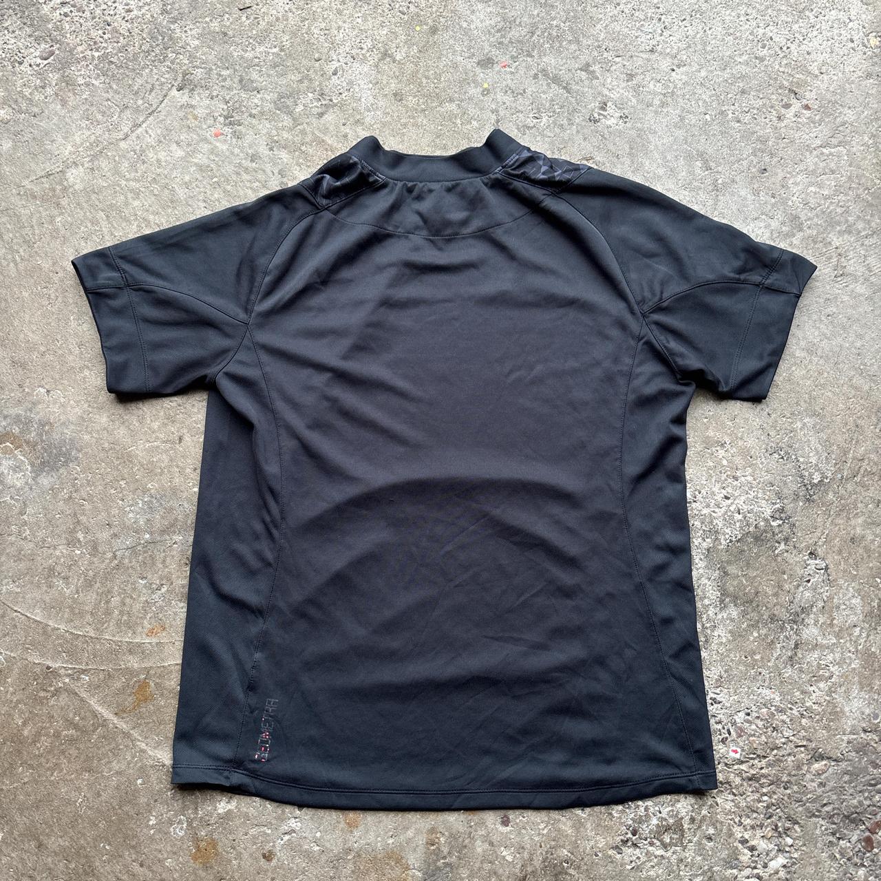 Black Umbro activewear top with embroidered logo