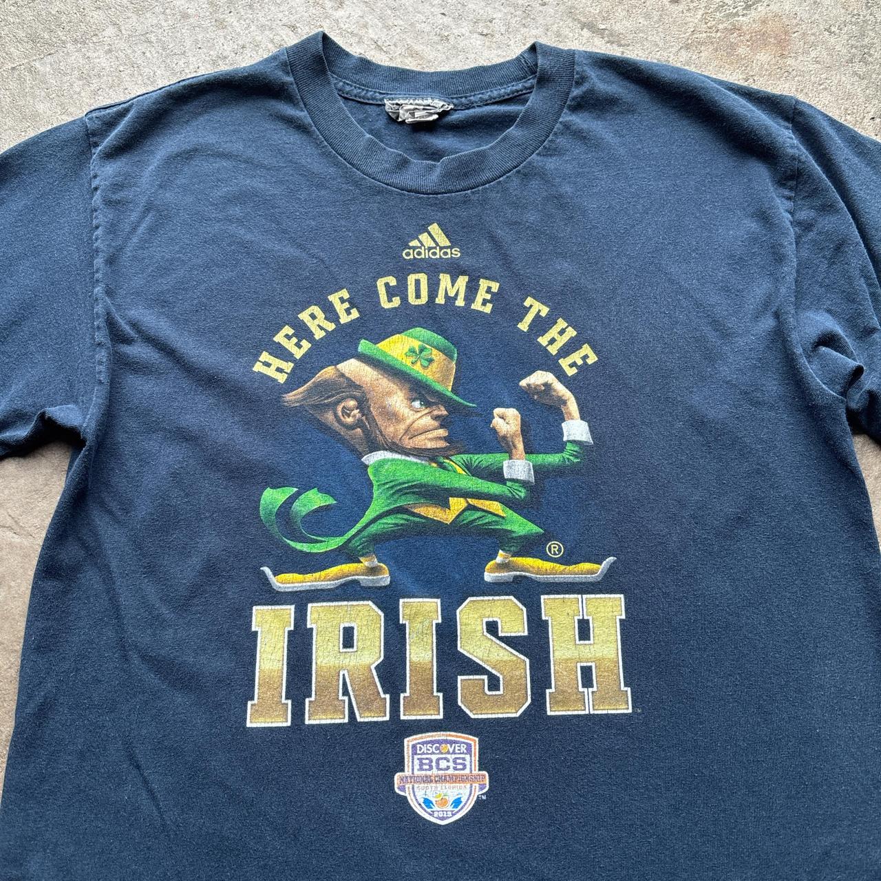 Navy Fighting Irish Adidas graphic tee - M