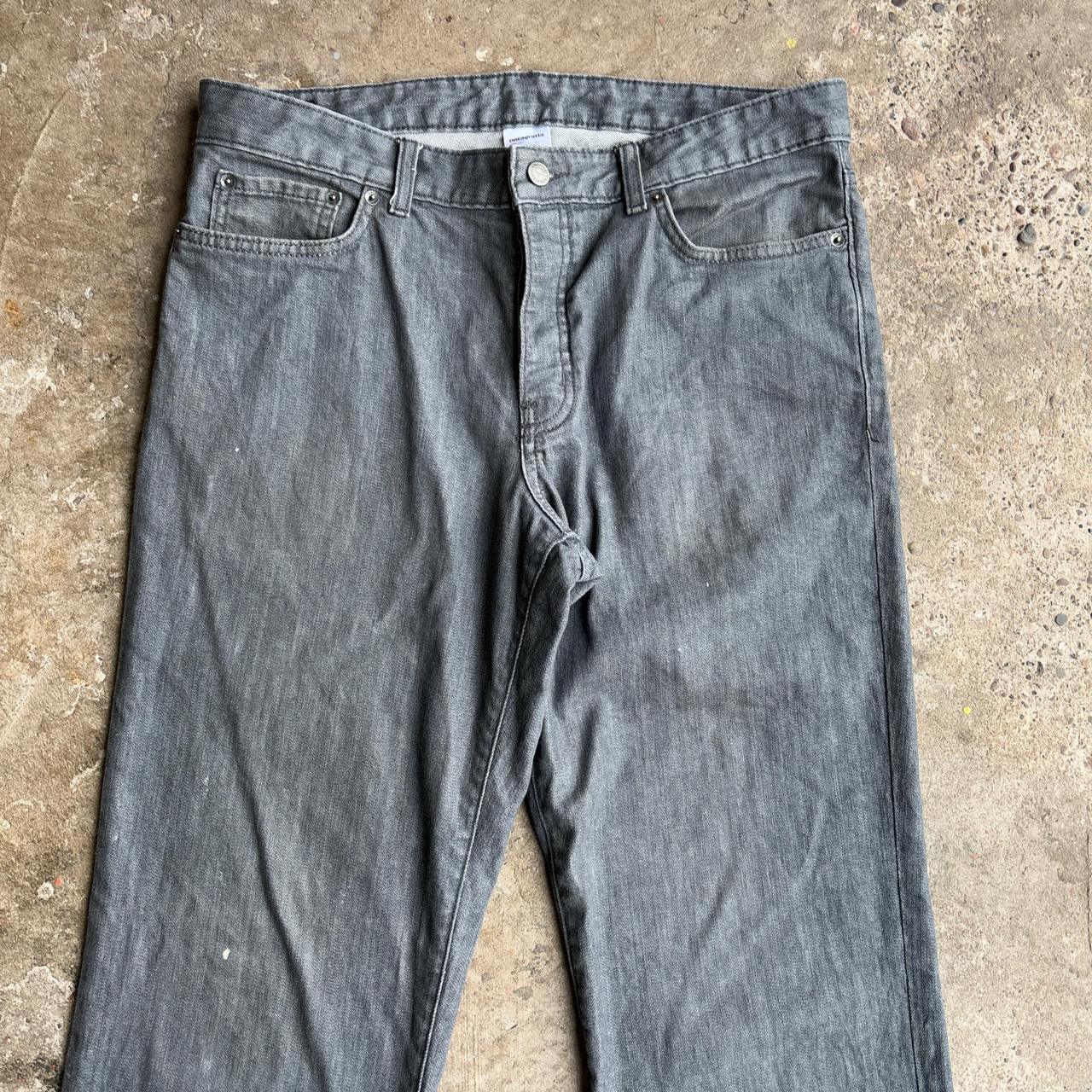 Grey Patagonia denim straight leg jeans