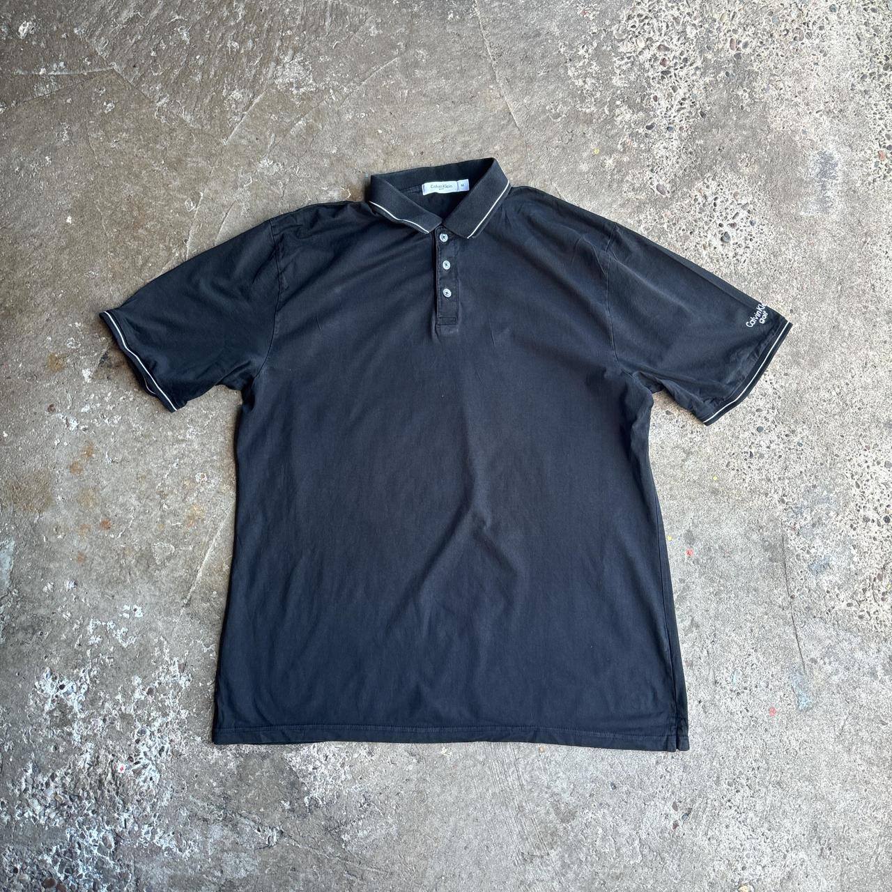 Black Calvin Klein Golf Polo Shirt