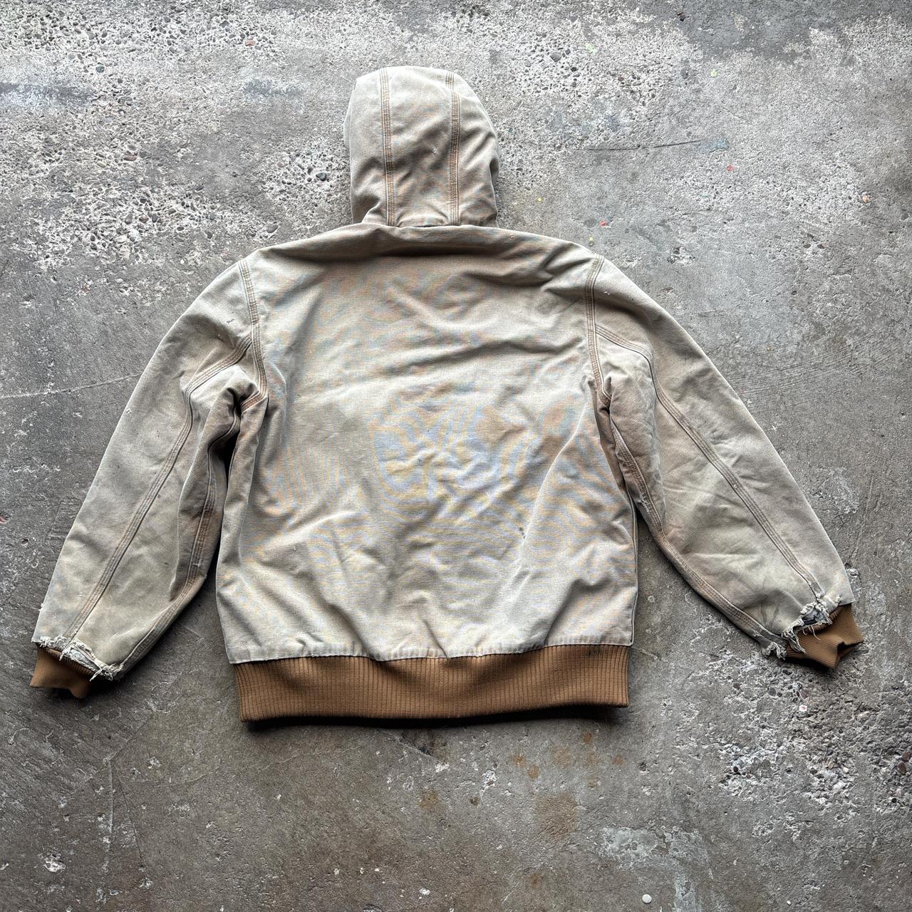 Distressed Tan Carhartt Active Jacket - M