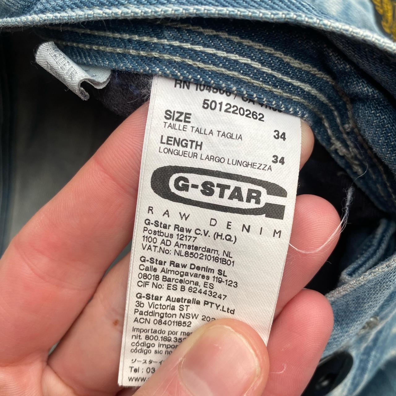 Distressed Blue G-Star RAW Denim Jeans - W34