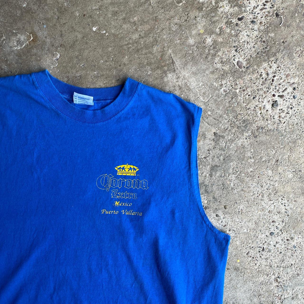 Blue Graphic Corona Extra Vest - 2XL