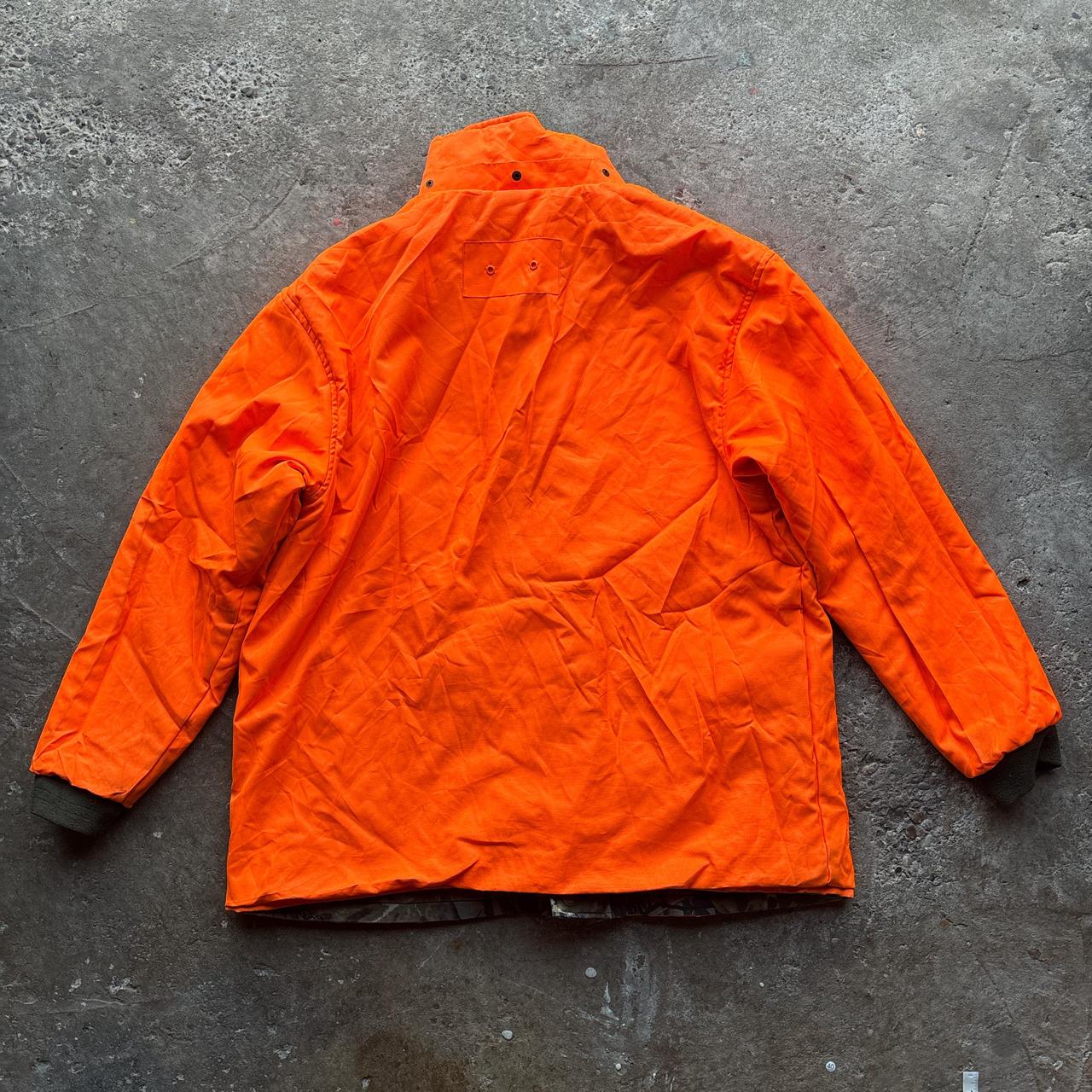 Camo and orange reversible Kamotek jacket