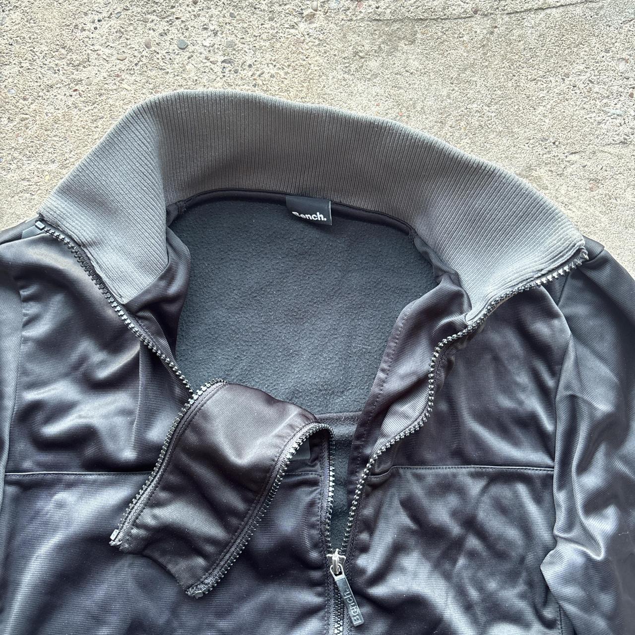 Black and grey Bench Track Jacket