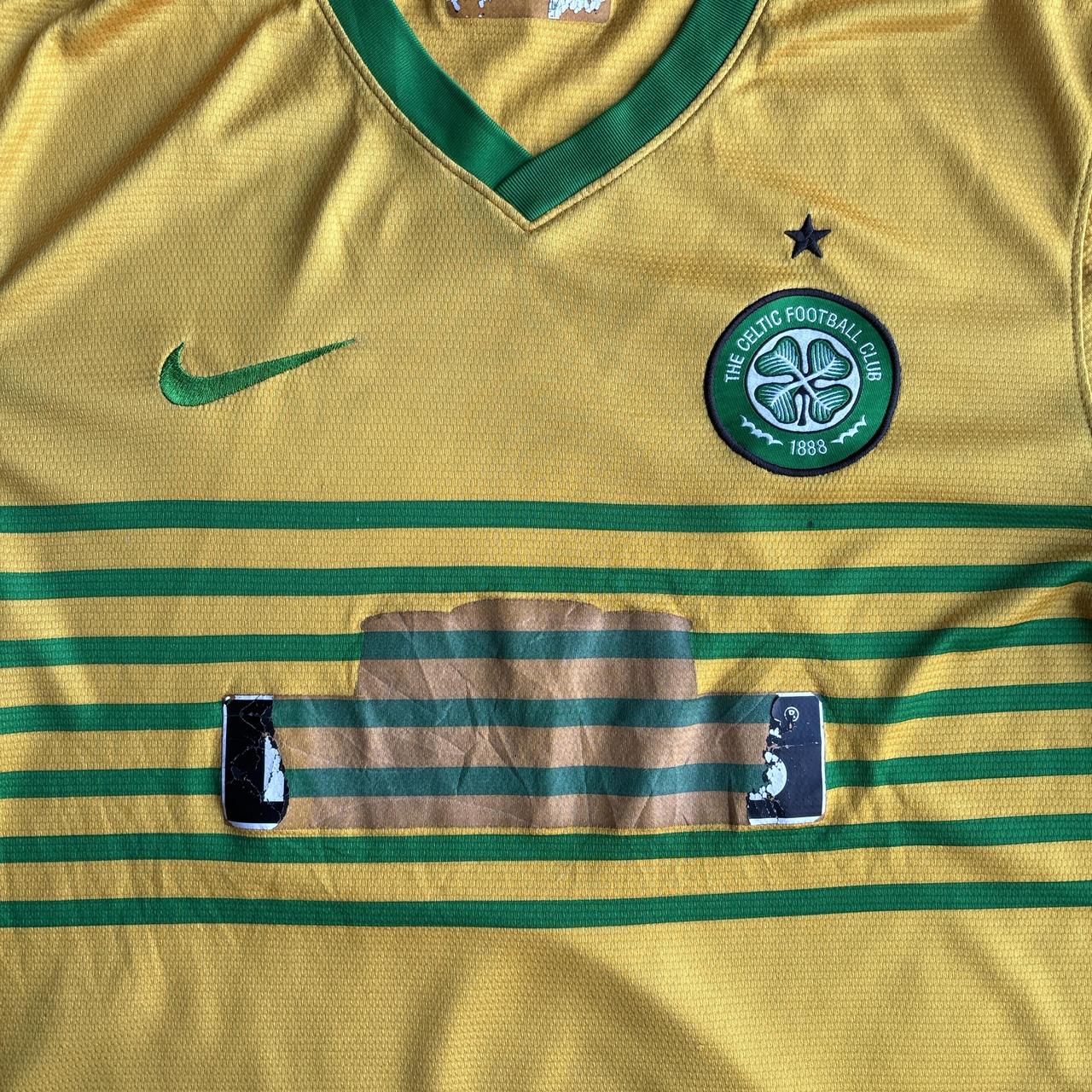 Yellow Celtic 2013/14 Nike Third Football Shirt - M