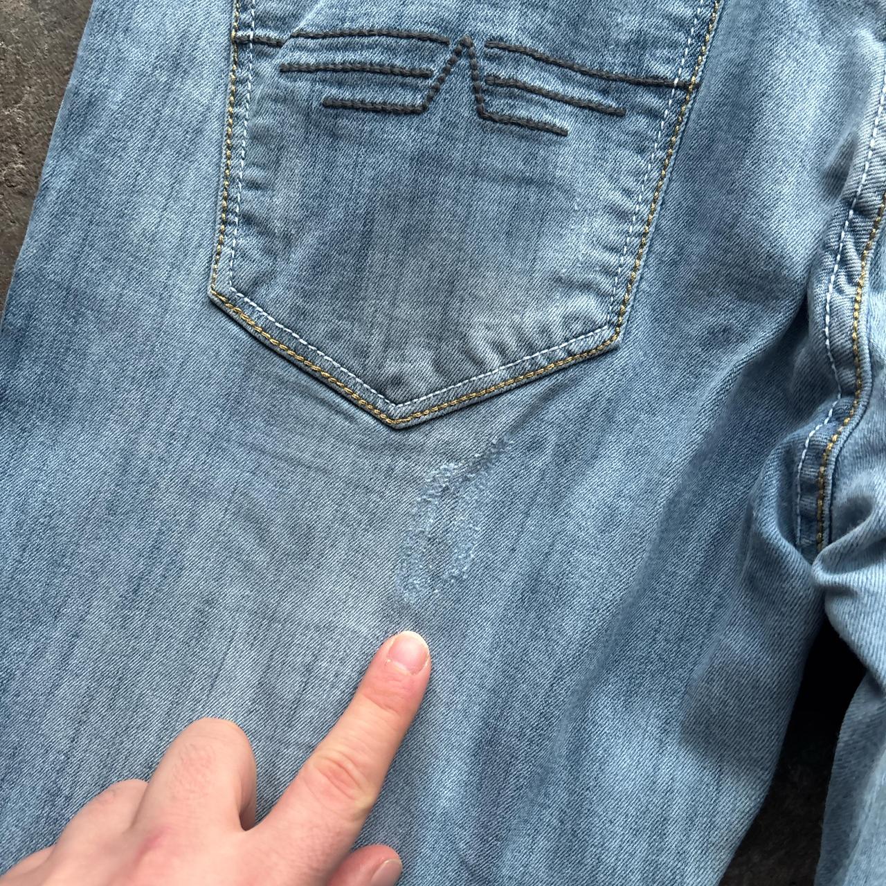 Light blue Avirex straight-leg jeans - W34