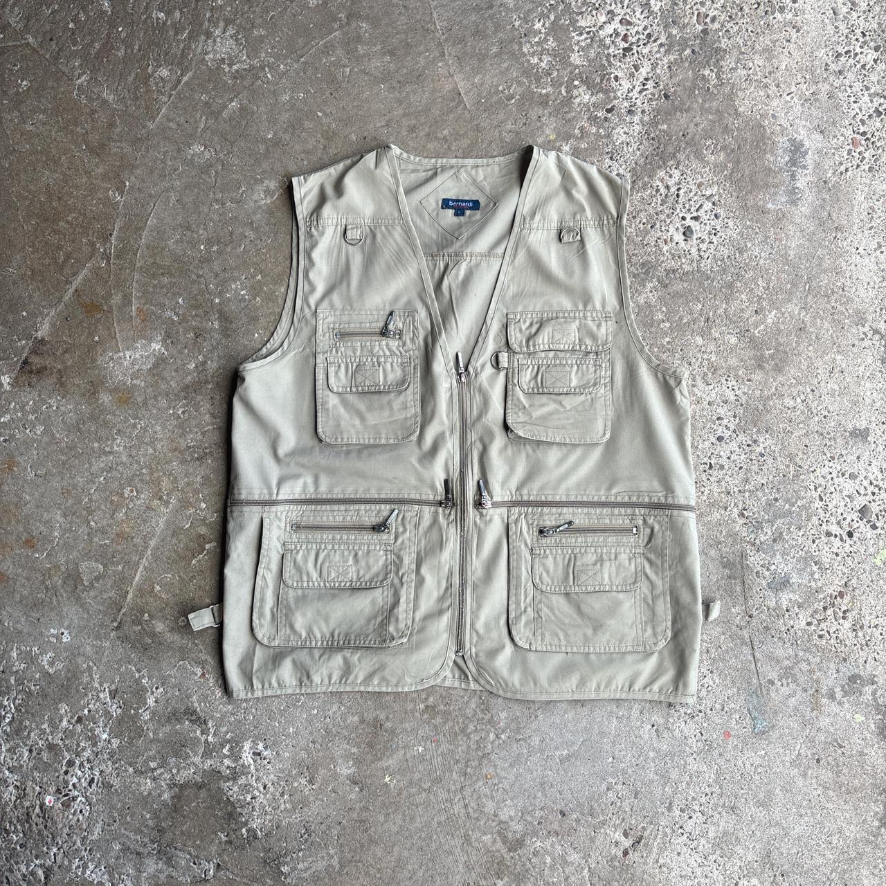 Tan Utility Vest w/ Technical Pockets - L
