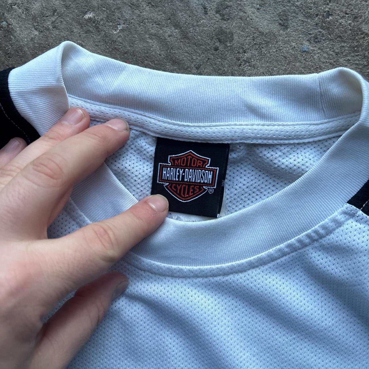 White Harley Davidson Raglan t-shirt - XL