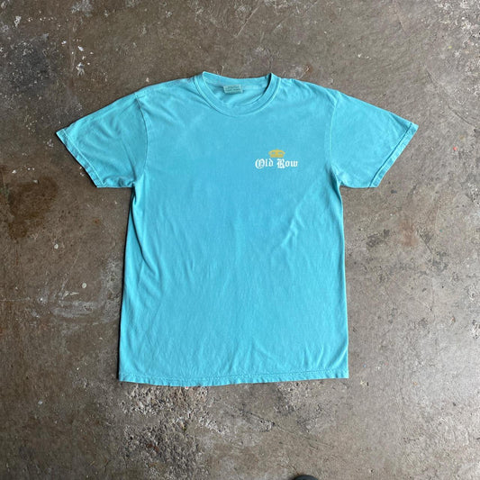 Vibrant Blue Old Row Graphic T-Shirt - M