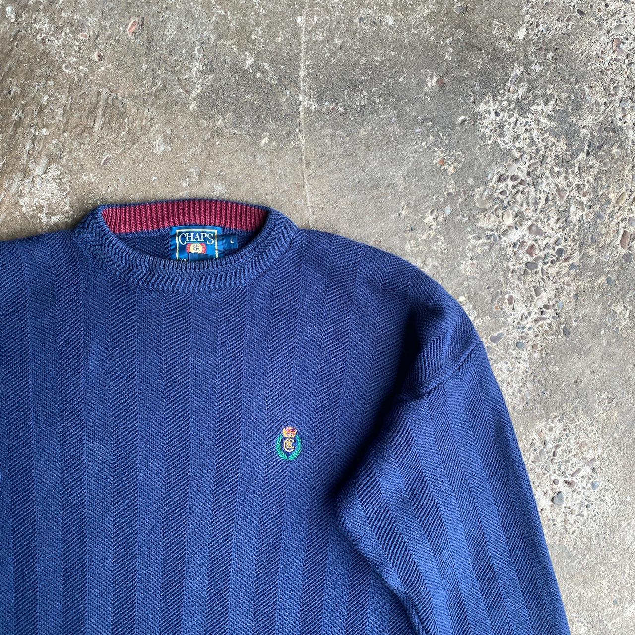 Navy Chaps Ralph Lauren Jumper - L