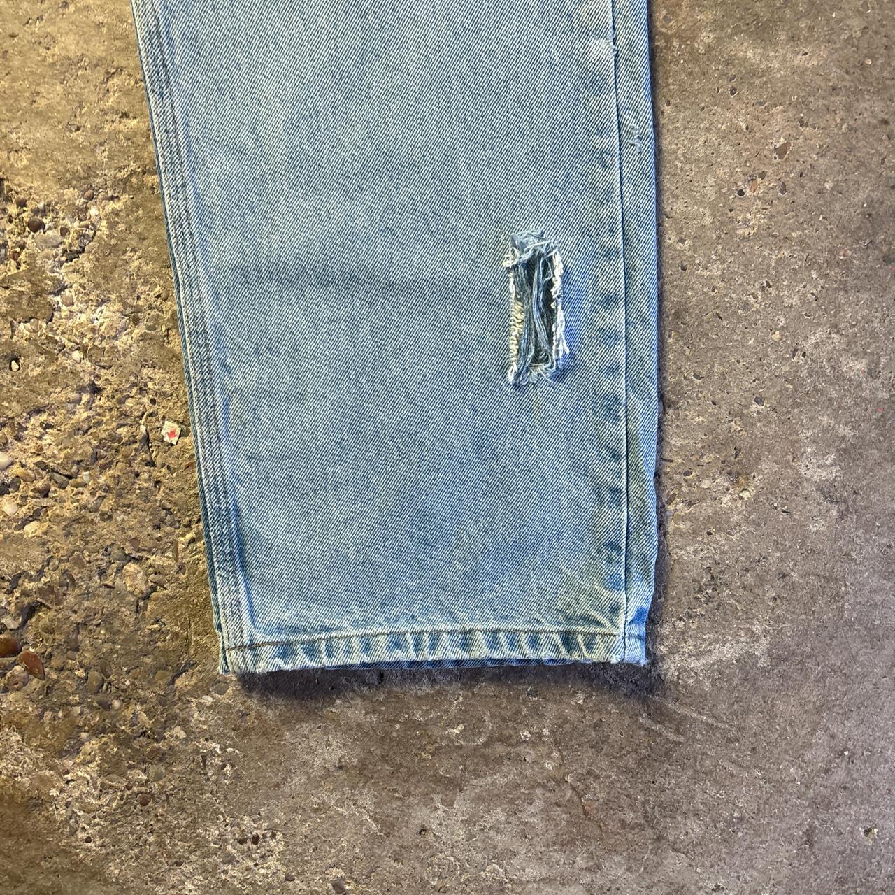 Blue Denim Carhartt Relaxed Fit Jeans - W35