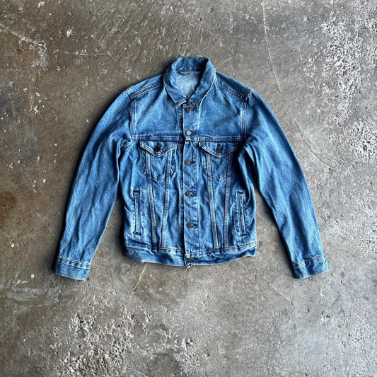 Blue Levi’s Denim Jacket w/ Back Embroidery - XS