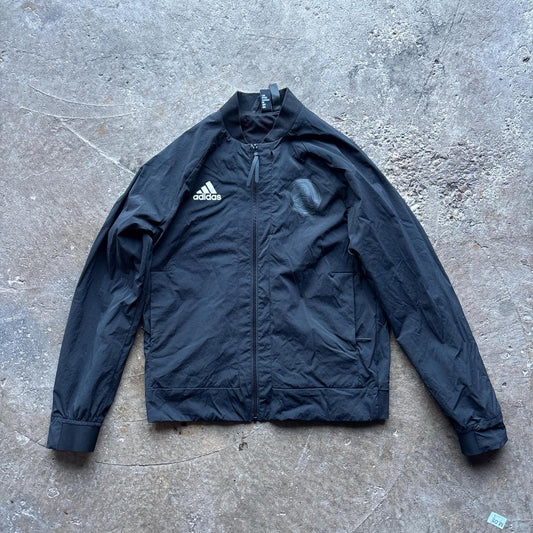 Black Adidas x Athletics Baseball bomber jacket