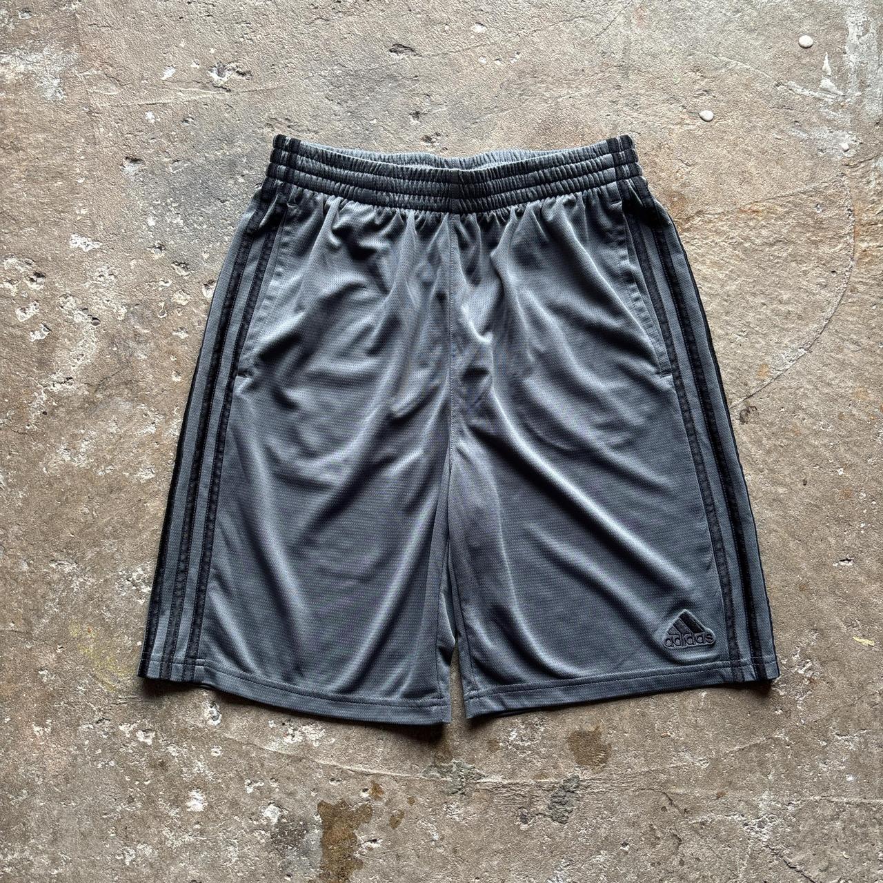 Grey Adidas Basketball Shorts - L