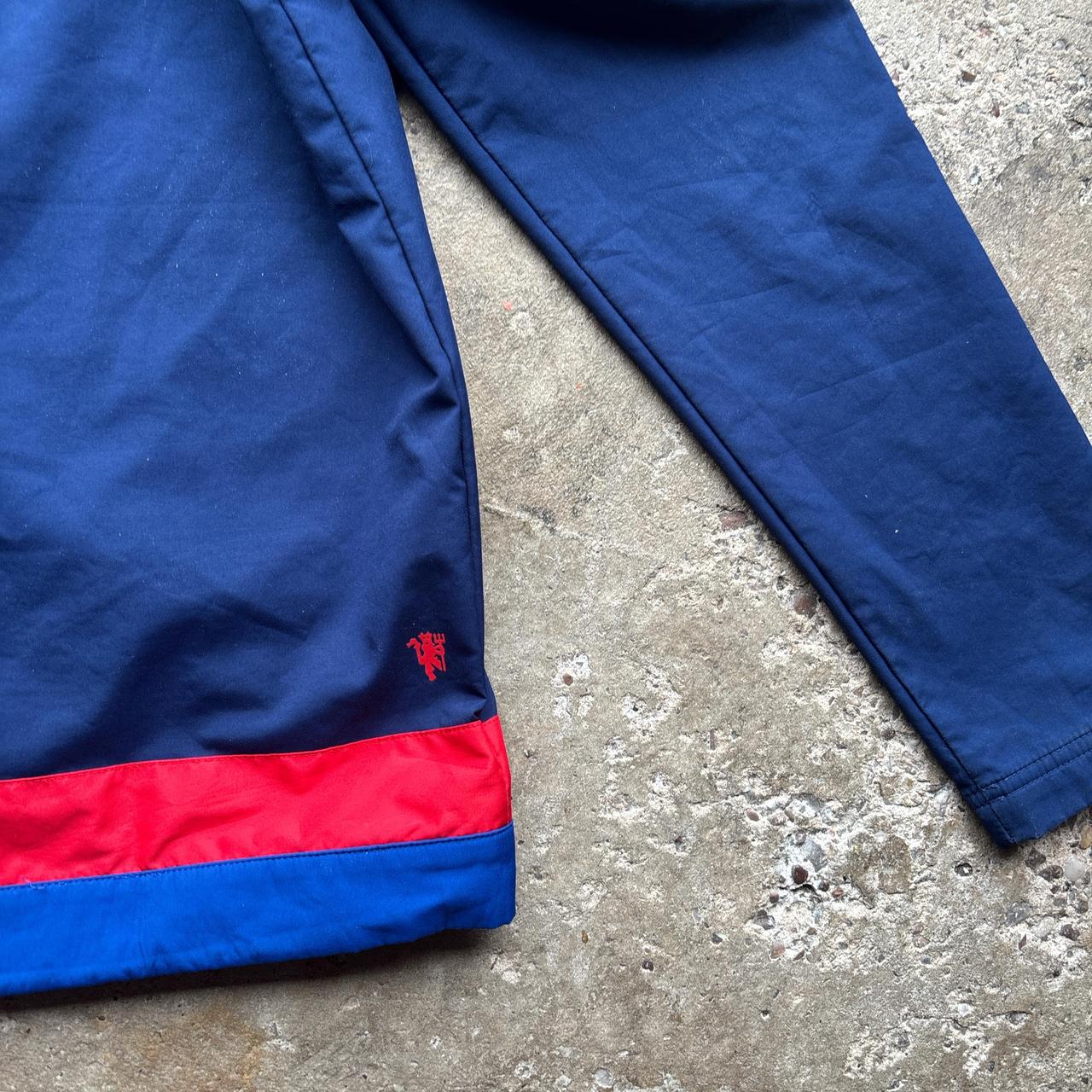Navy Adidas hooded zipped jacket - S