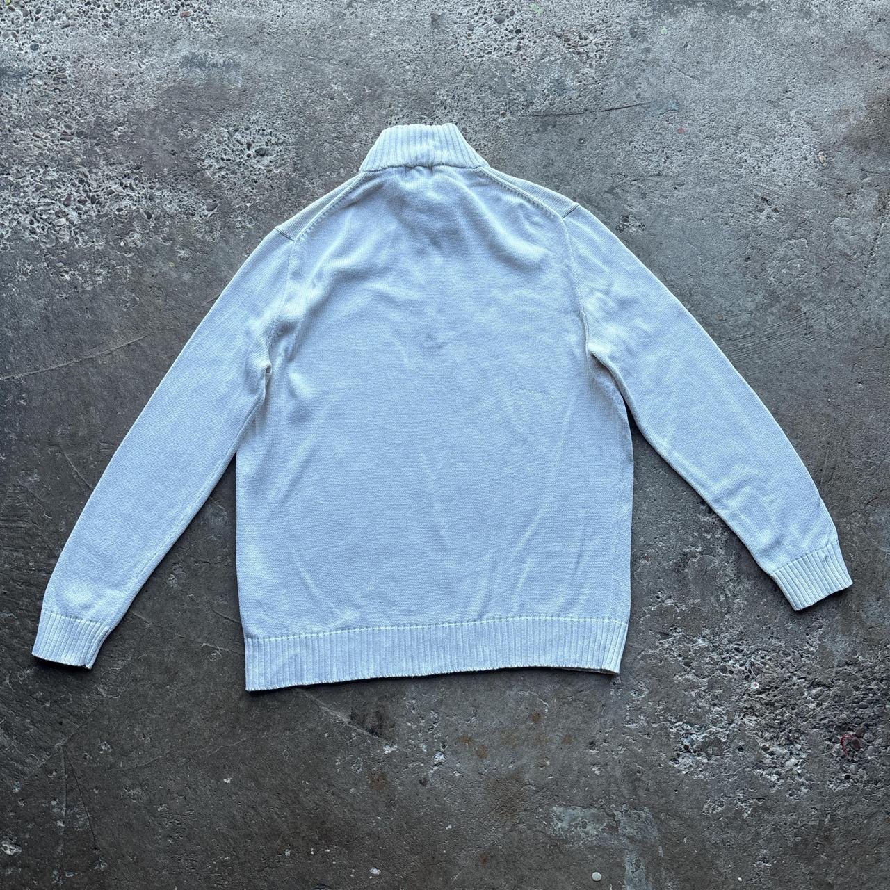 Cream Polo Ralph Lauren knitted quarter zip - L