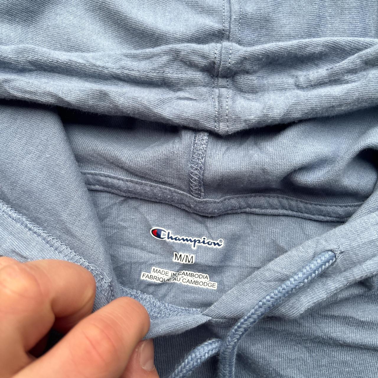 Blue Champion graphic hoody - M