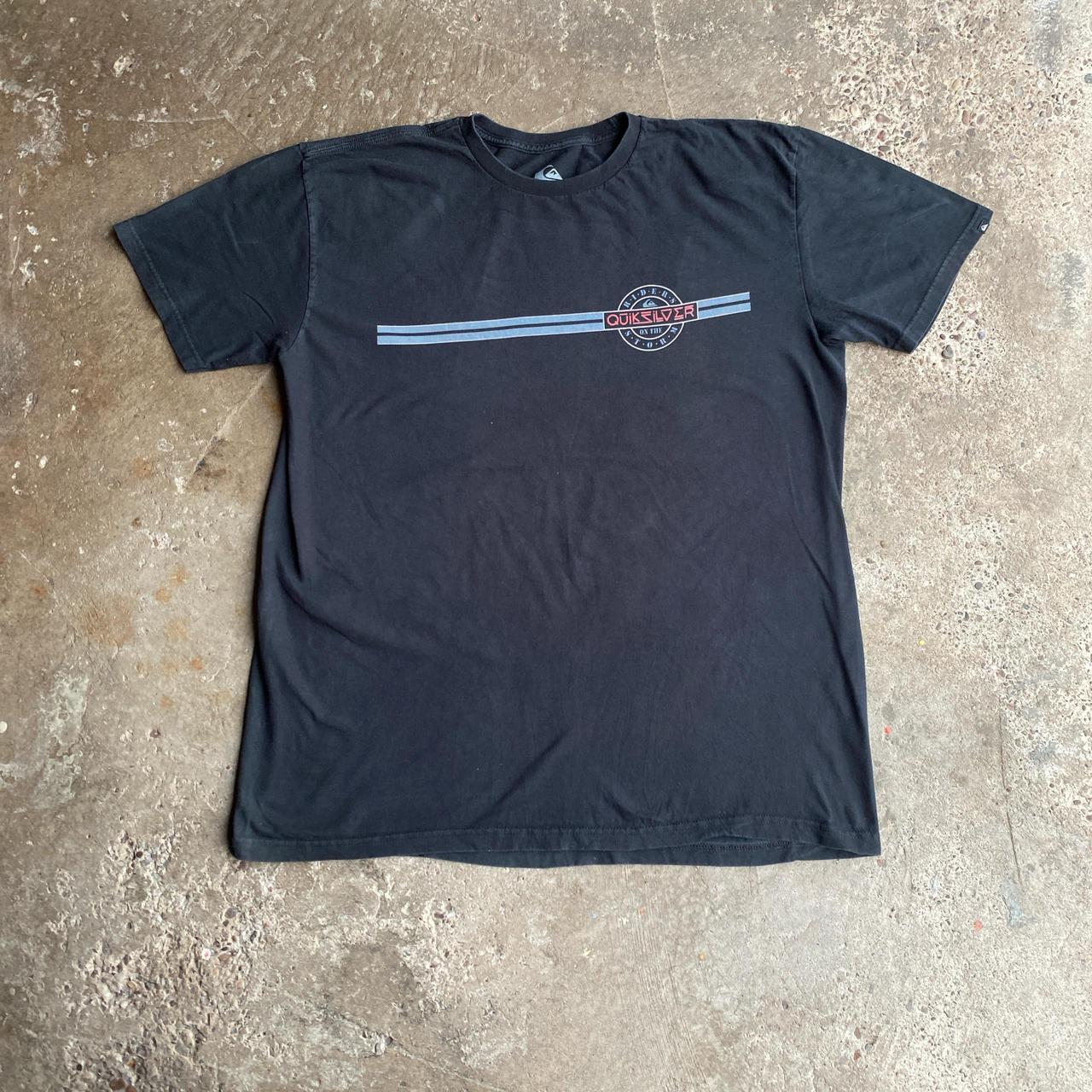 Black Quiksilver Graphic T-Shirt - 2XL