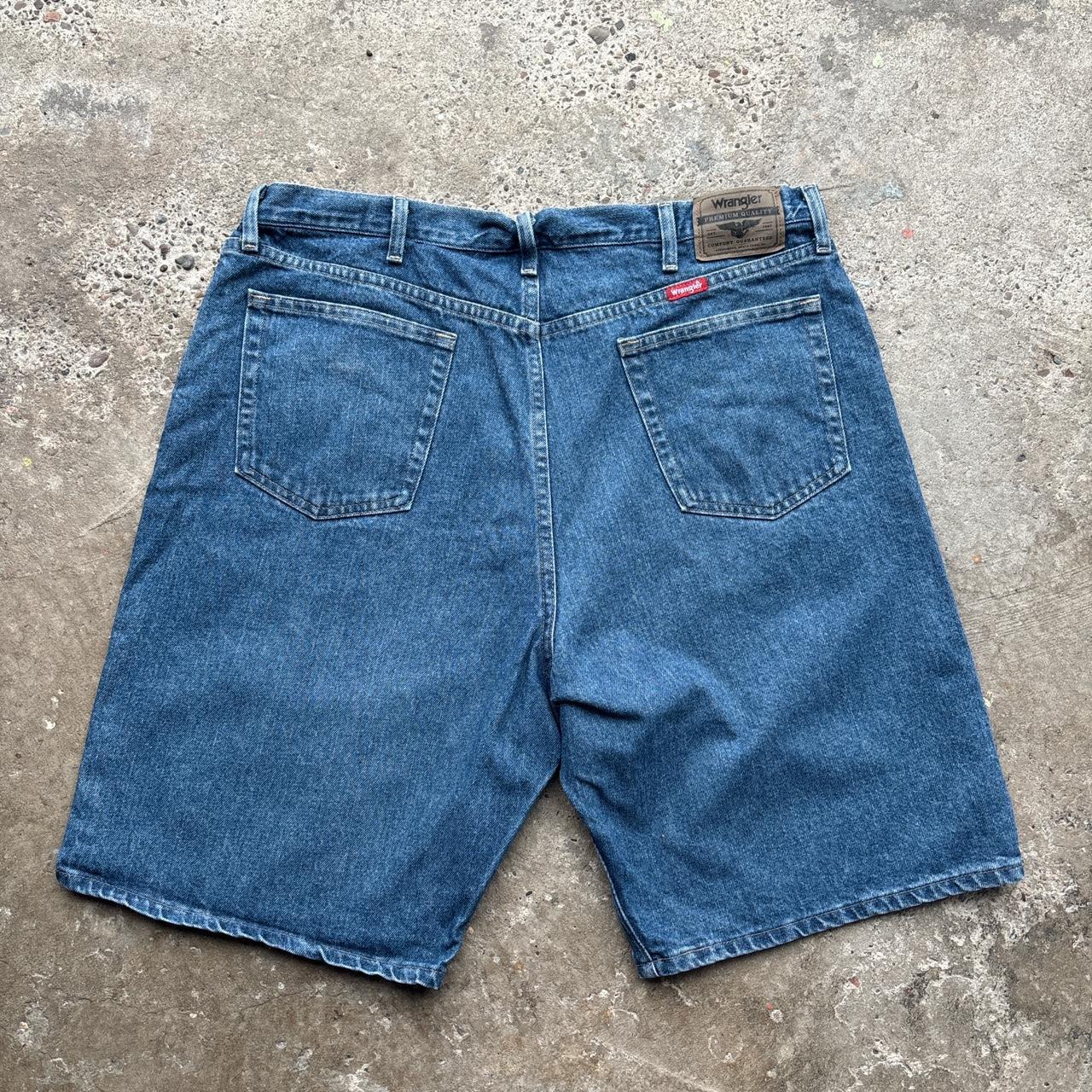 Blue denim Wrangler shorts - W40