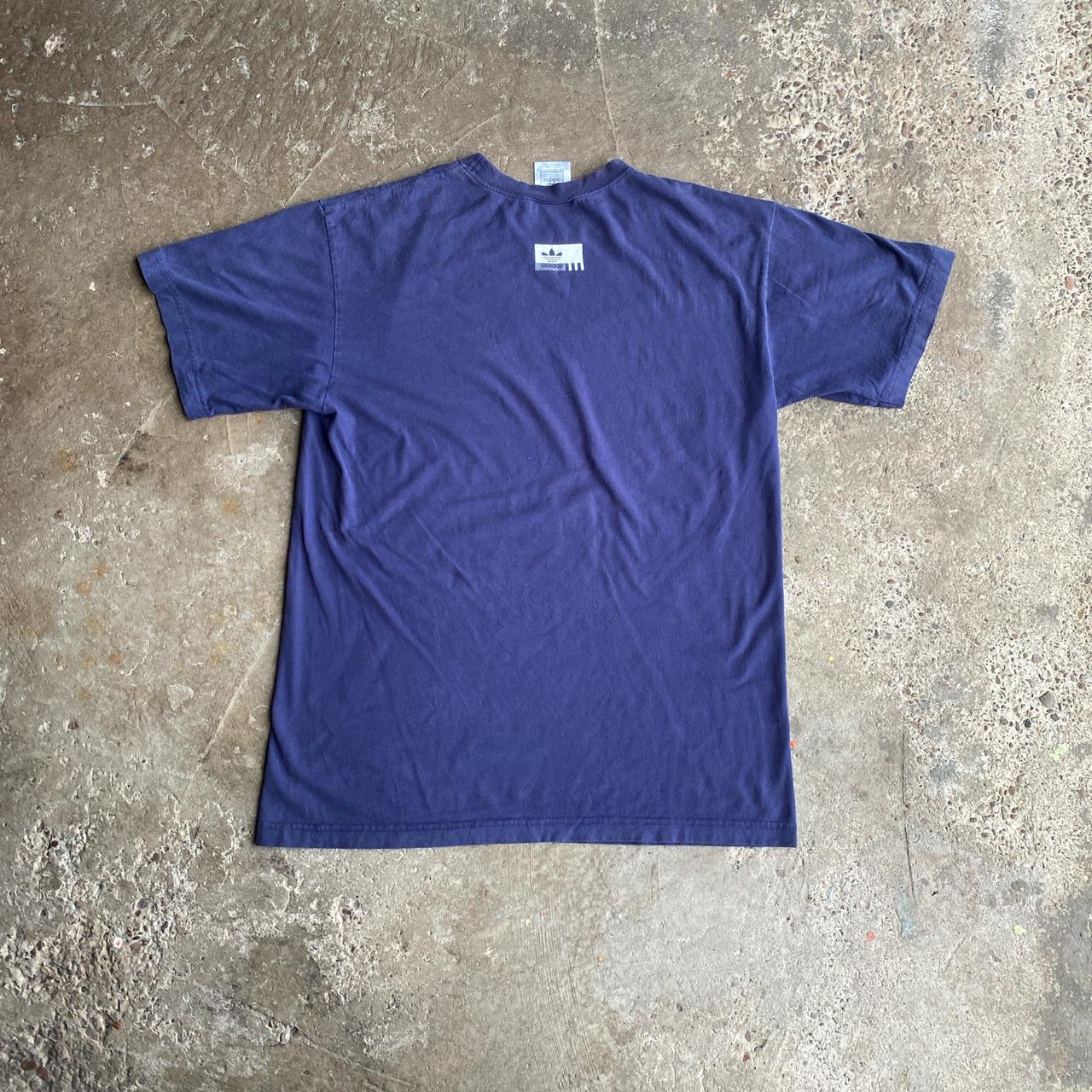 Navy Adidas Originals Graphic T-Shirt - M