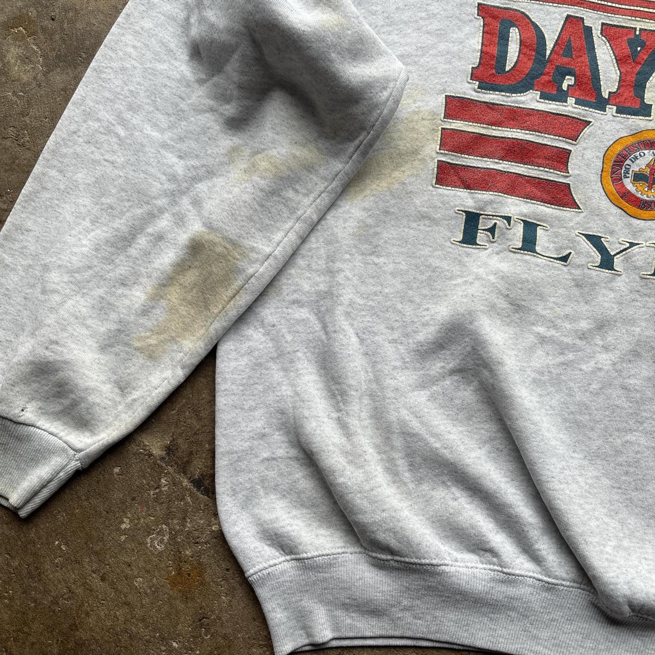Grey graphic sweatshirt with ‘Dayton Flyers’ print
