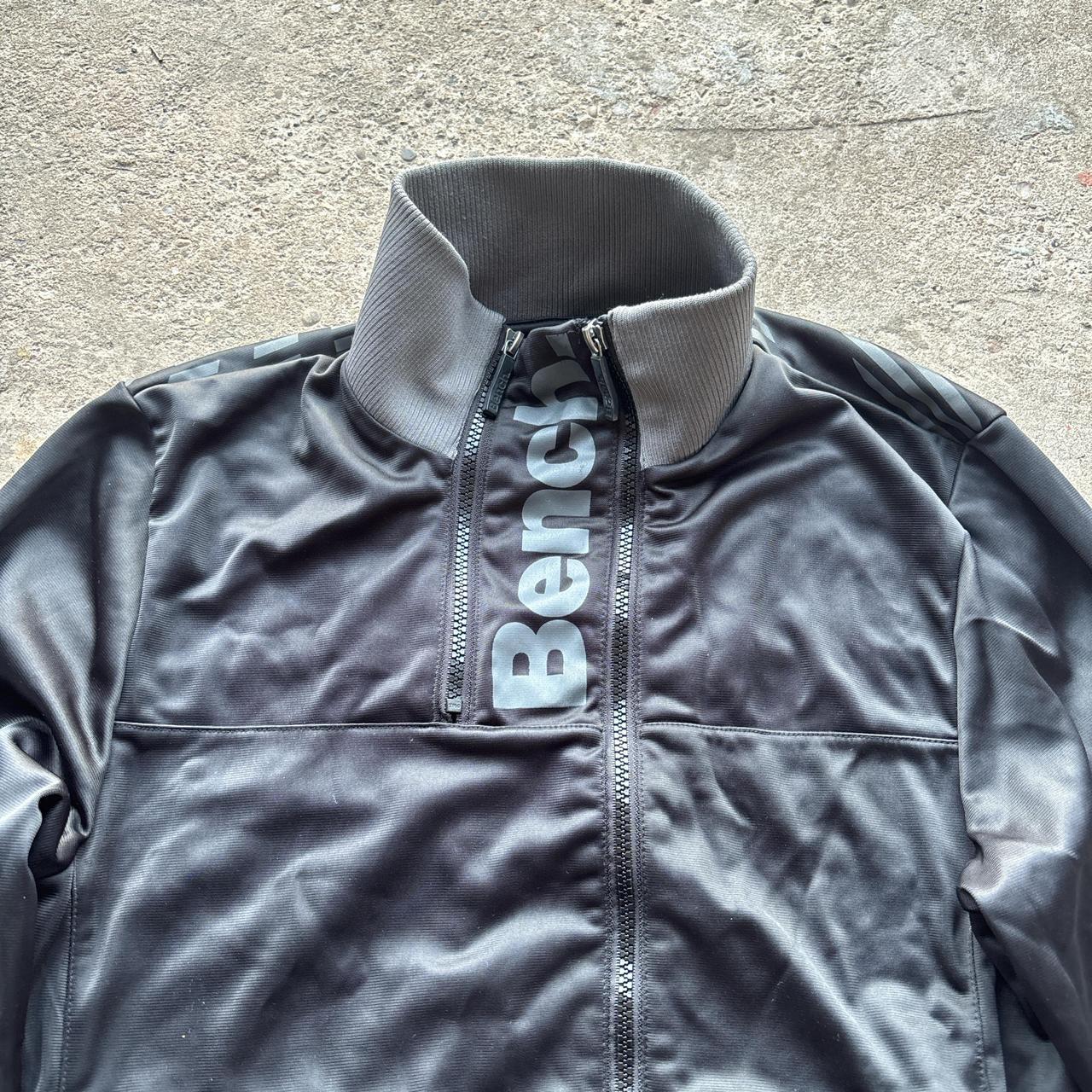 Black and grey Bench Track Jacket