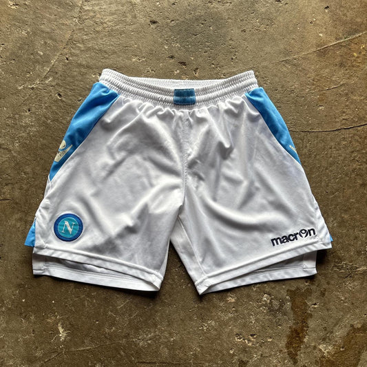 White Napoli Football Shorts - JM