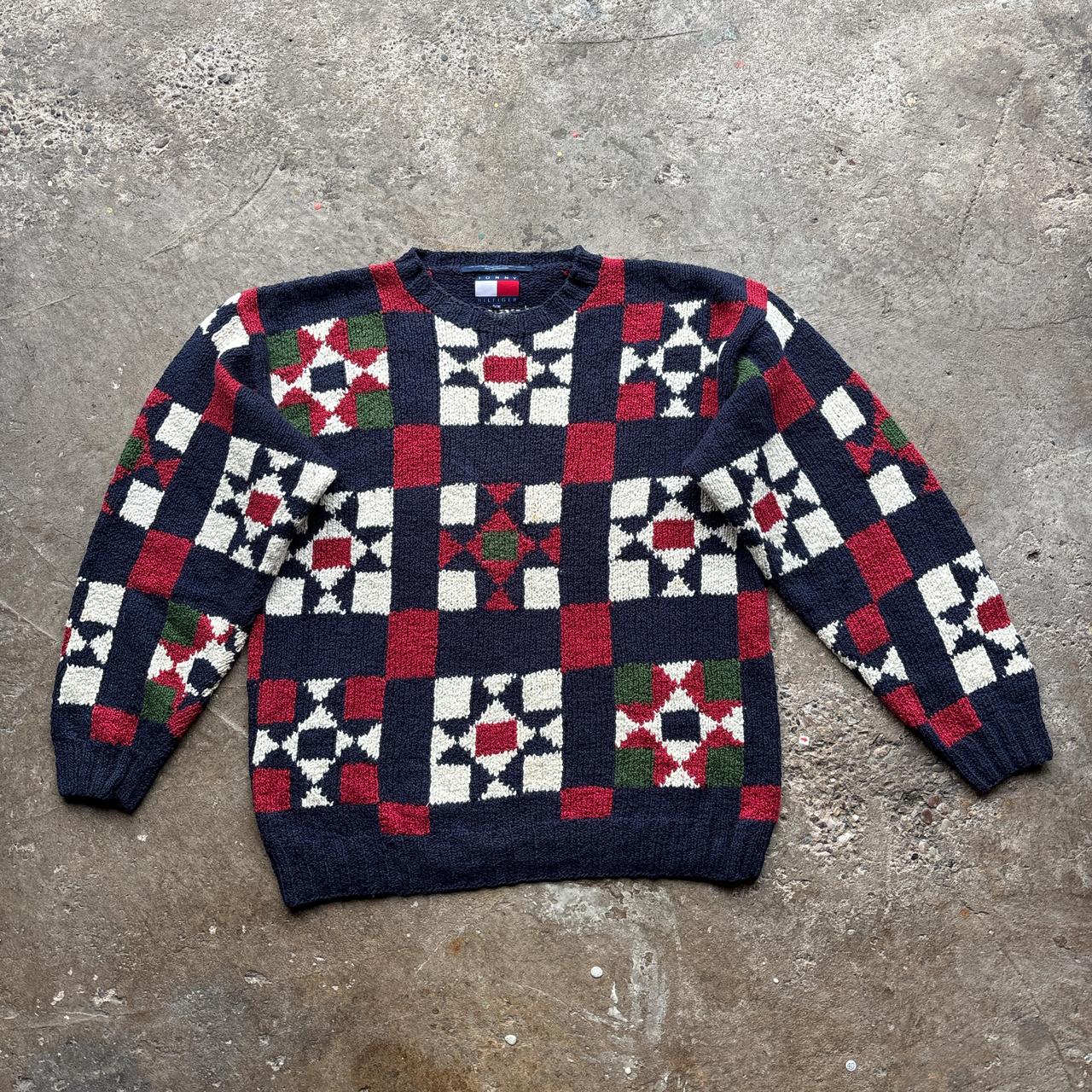 Vintage navy Tommy Hilfiger knitted jumper
