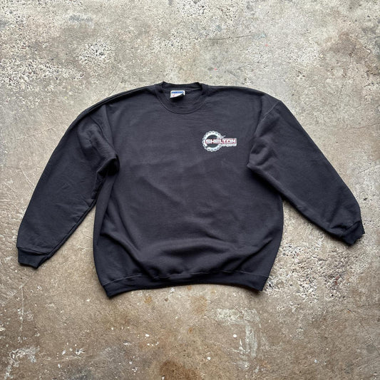 Black Hanes Team Shelton Sweatshirt - XL