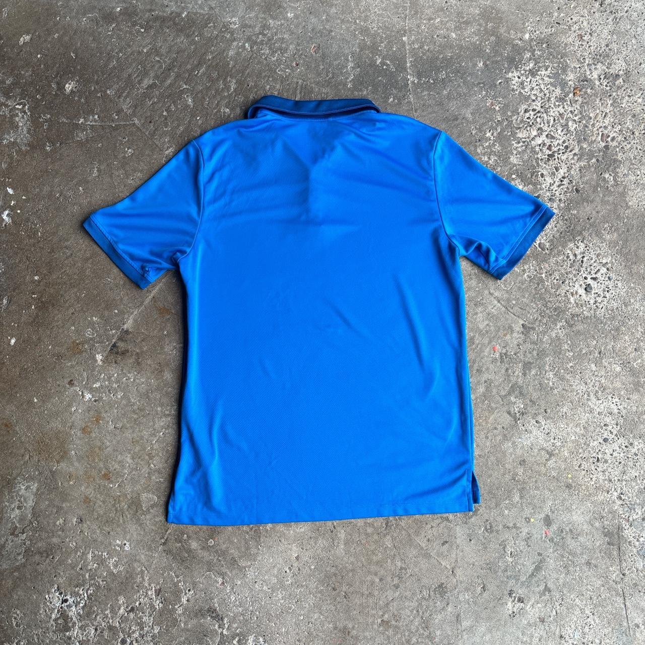 Blue Adidas Golf Polo Shirt