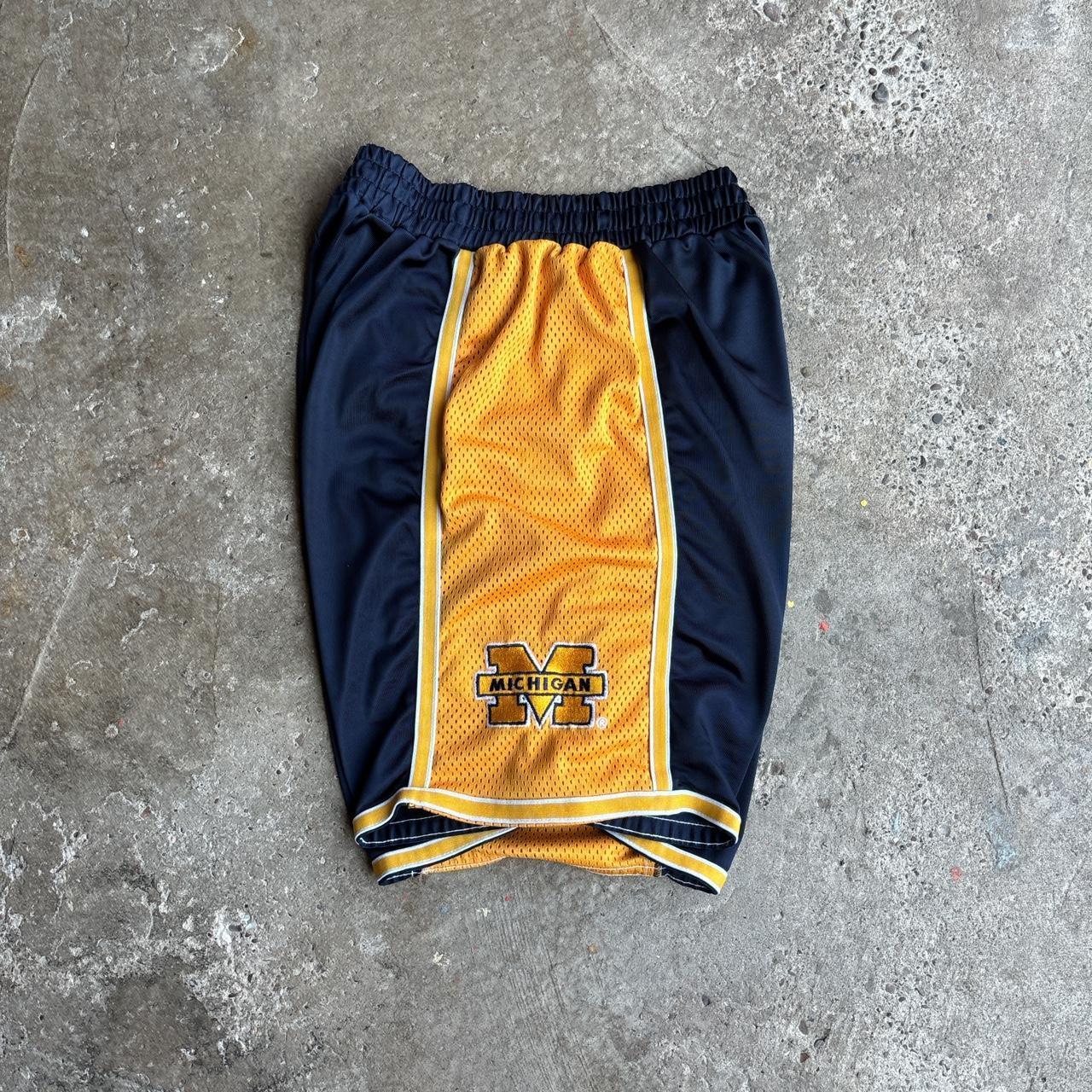 Navy & Yellow Michigan Basketball Shorts