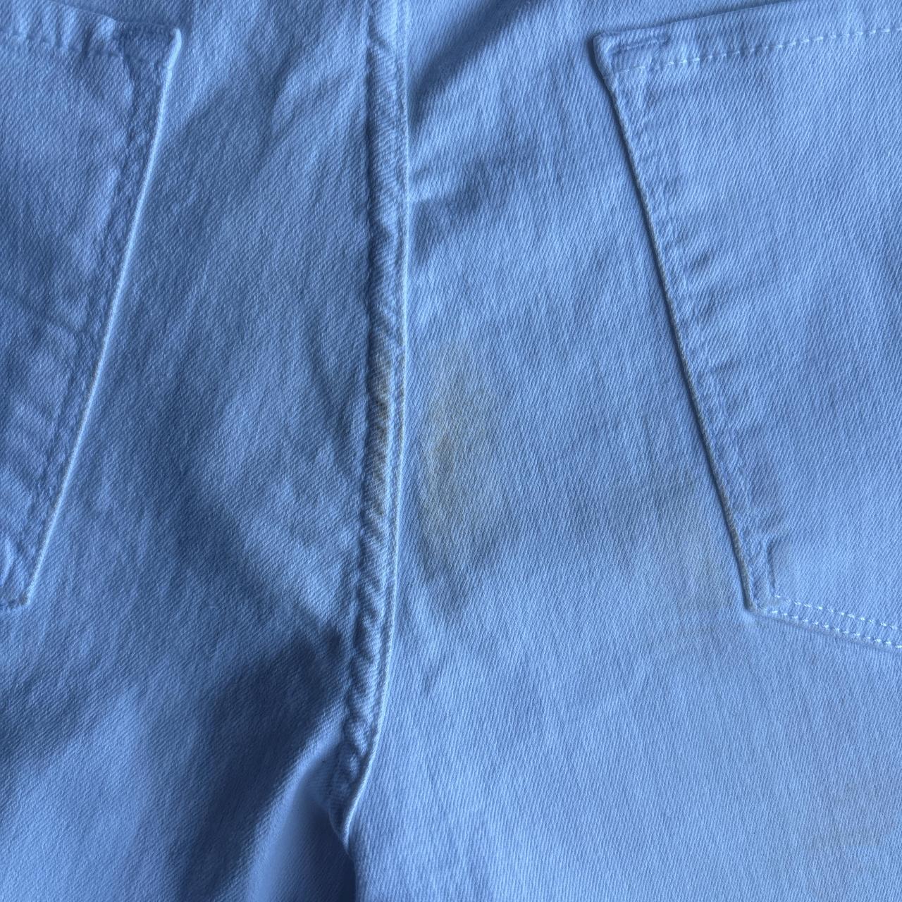 White DKNY Jean Shorts