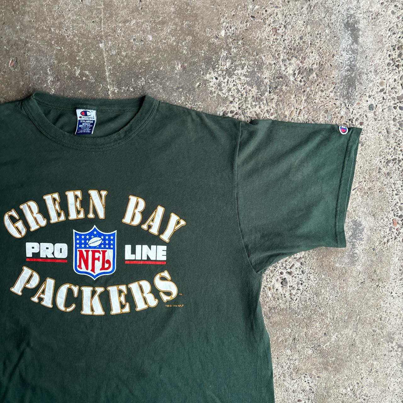 Vintage Green NFL Green Bay Packers Graphic T-Shirt - 2XL