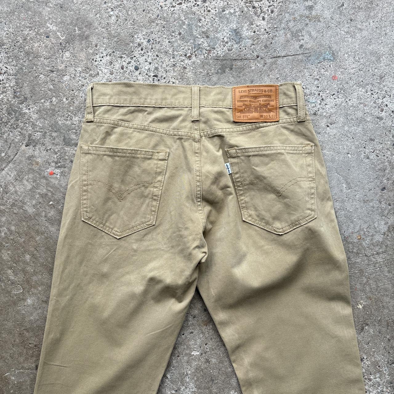 Tan Levi’s 511 cotton trousers - W30