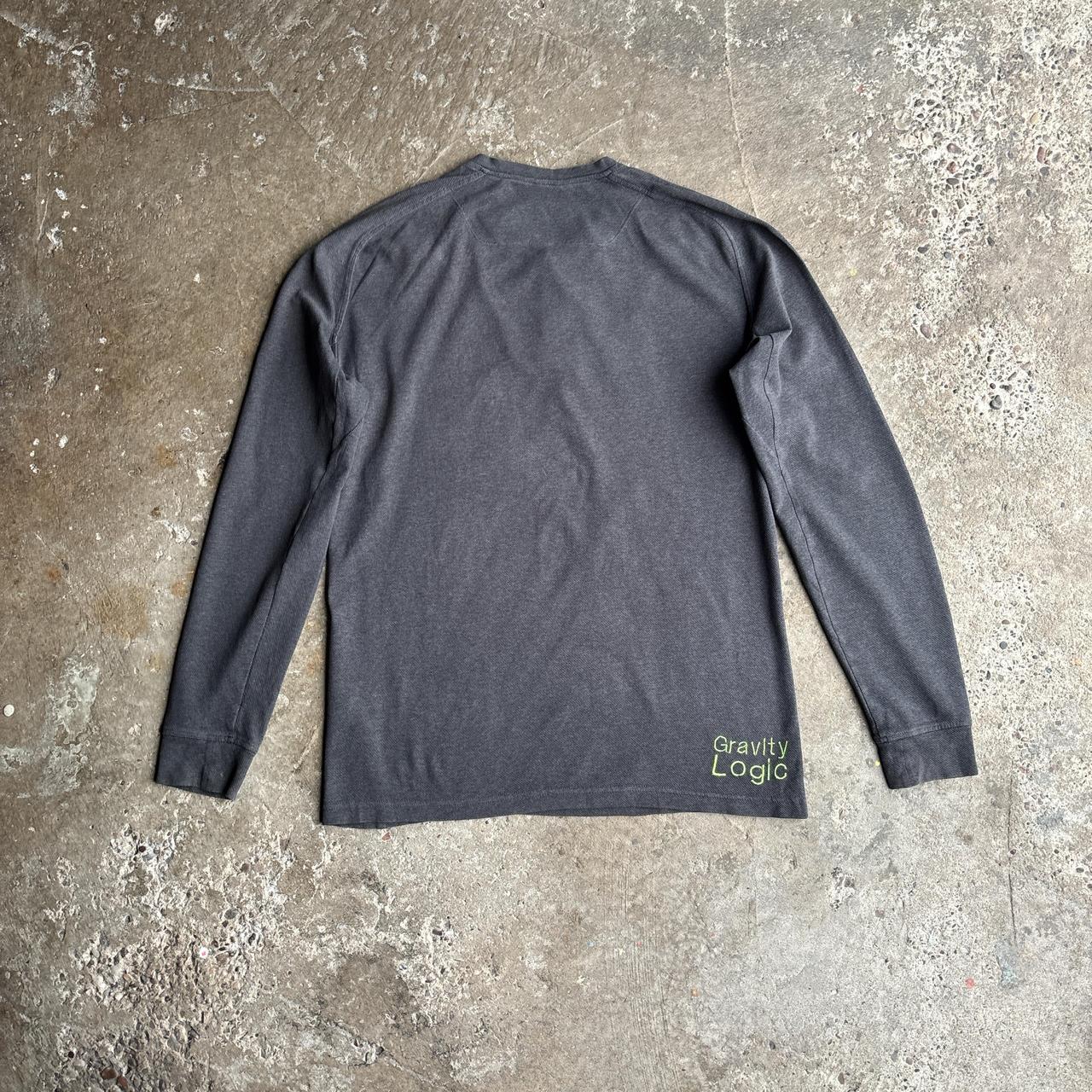 Grey Arc’teryx Long-Sleeve Cotton T-Shirt - M