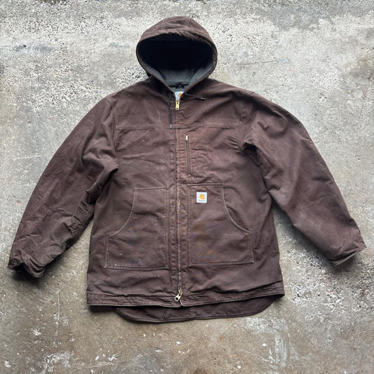 Vintage Brown Carhartt active jacket - XL (Tall)