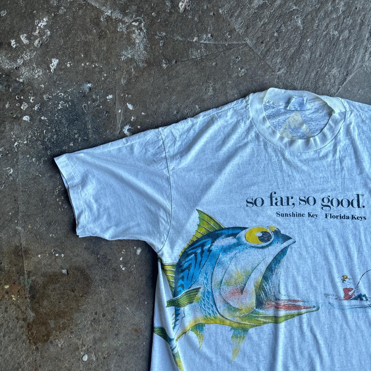 White Single Stitch Vintage Graphic T-Shirt