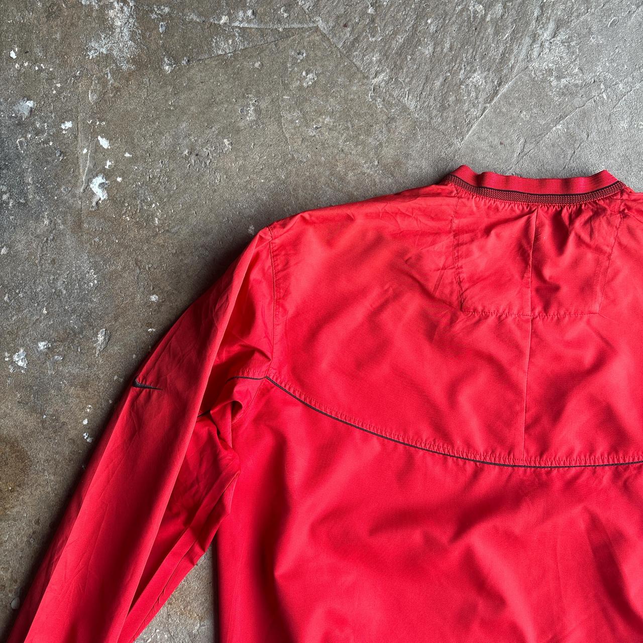 Red Nike Vintage Golf Windbreaker Jacket