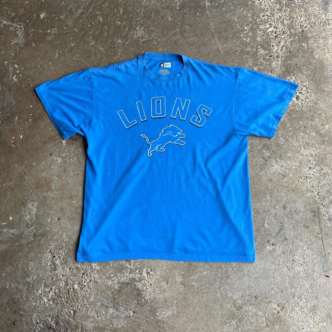 Blue Detroit Lions NFL T-Shirt - XL