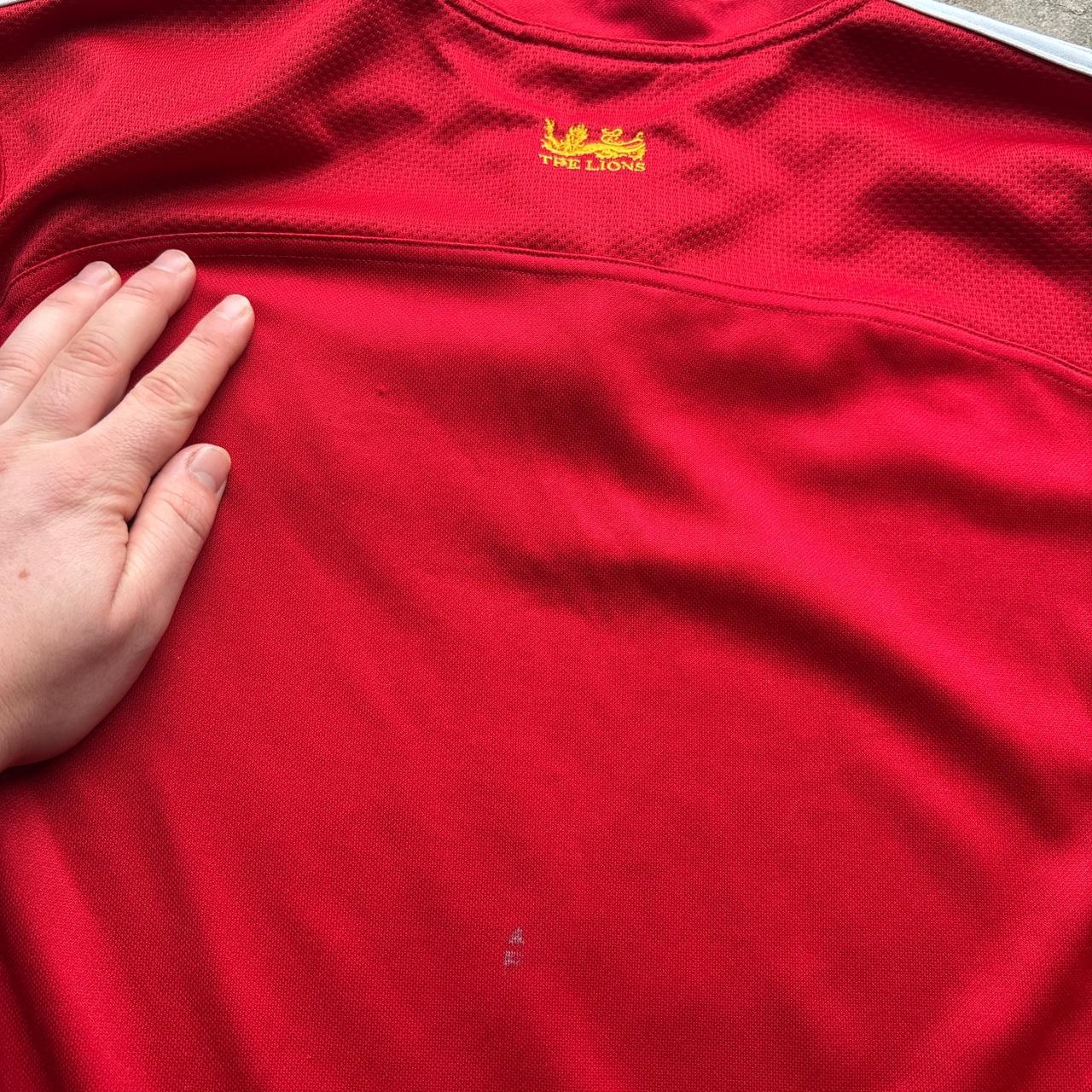Red 2009 South Africa Lions Rugby shirt