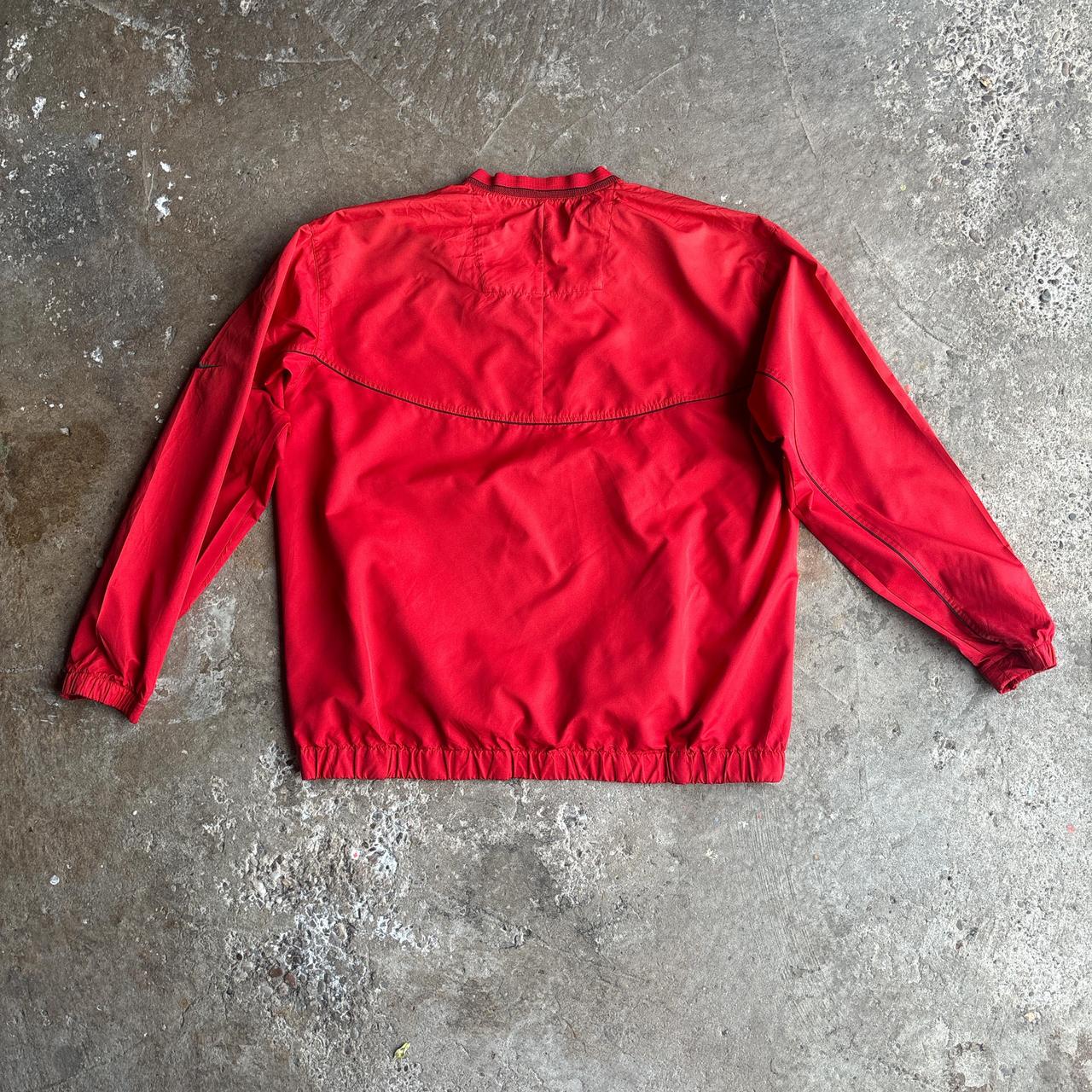 Red Nike Vintage Golf Windbreaker Jacket