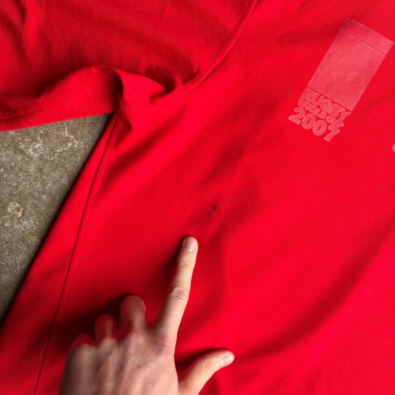 Red Wales Reebok 2007 Rugby Union Shirt - XL