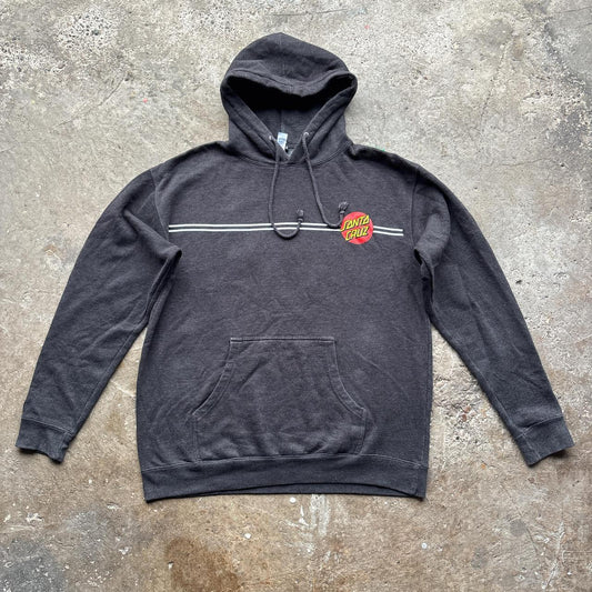 Grey Santa Cruz Skateboards hoody