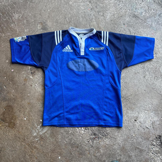 2007/2008 Adidas Auckland Blues Rugby Union Shirt (missing Ford sponsor)