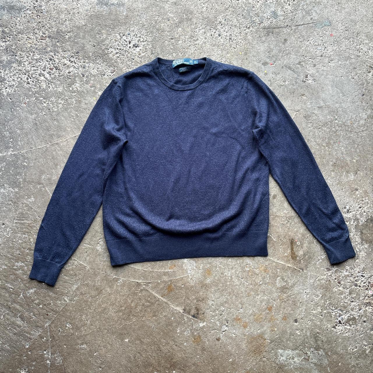 Vintage Navy Polo Ralph Lauren Wool sweater - XL
