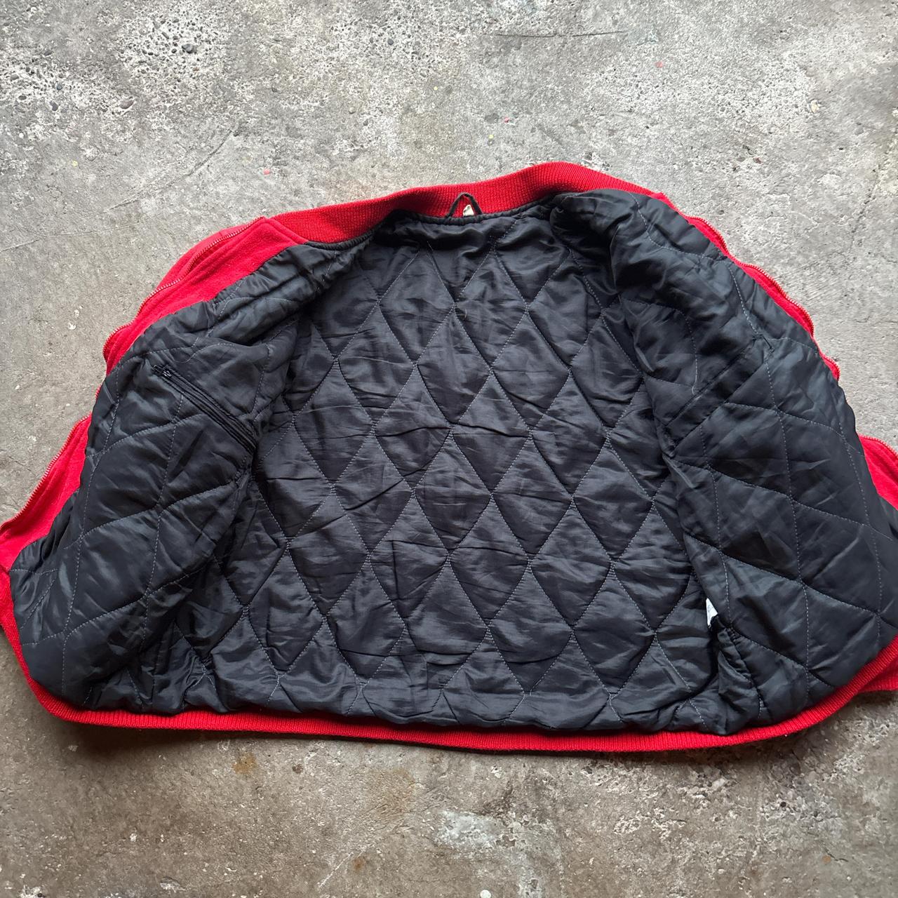 Vintage red Coca Cola bomber jacket