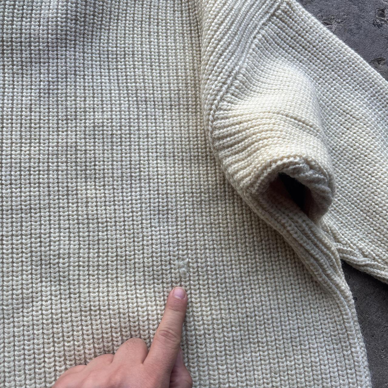 Cream Barbour wool sweater - C42