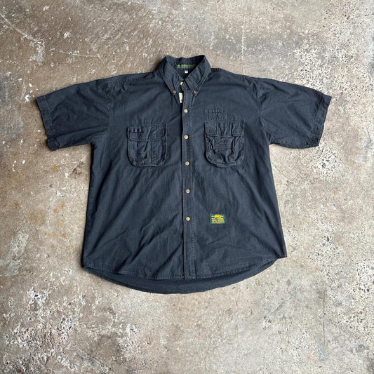 Vintage Black Camel Workwear Style Shirt