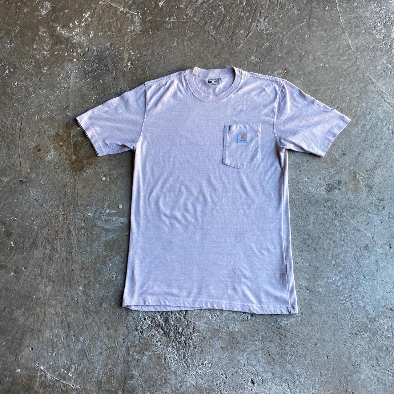 Light Purple Carhartt Single Pocket T-Shirt - S